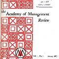 FirsteditionoftheAcademyofManagementReviewAMR