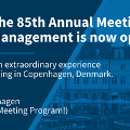 Registrationforthe85thAnnualMeetingoftheAcademyofManagementisnowopen