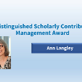 2022CareerAchievementAward_ScholaryContributionstoManagement_Langley_awardsslide