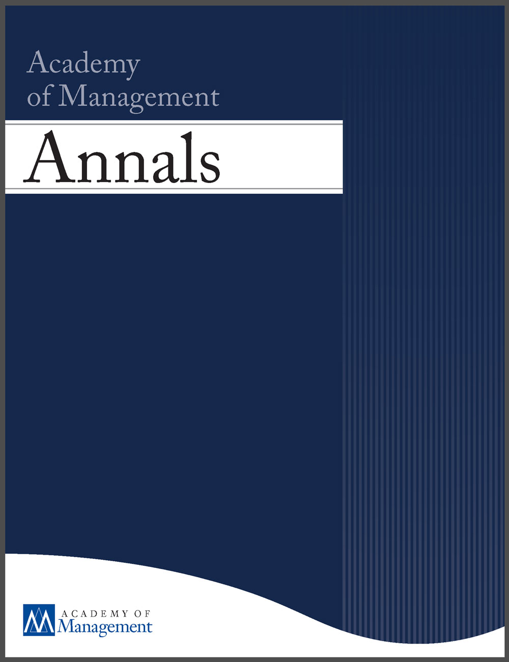 Academy Of Management Annals